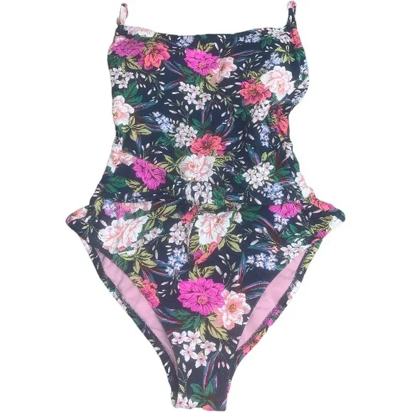 Jessica Simpson Dark blue multi Gardenia Paradise One-Piece Swimsuit - Picture 4 of 9